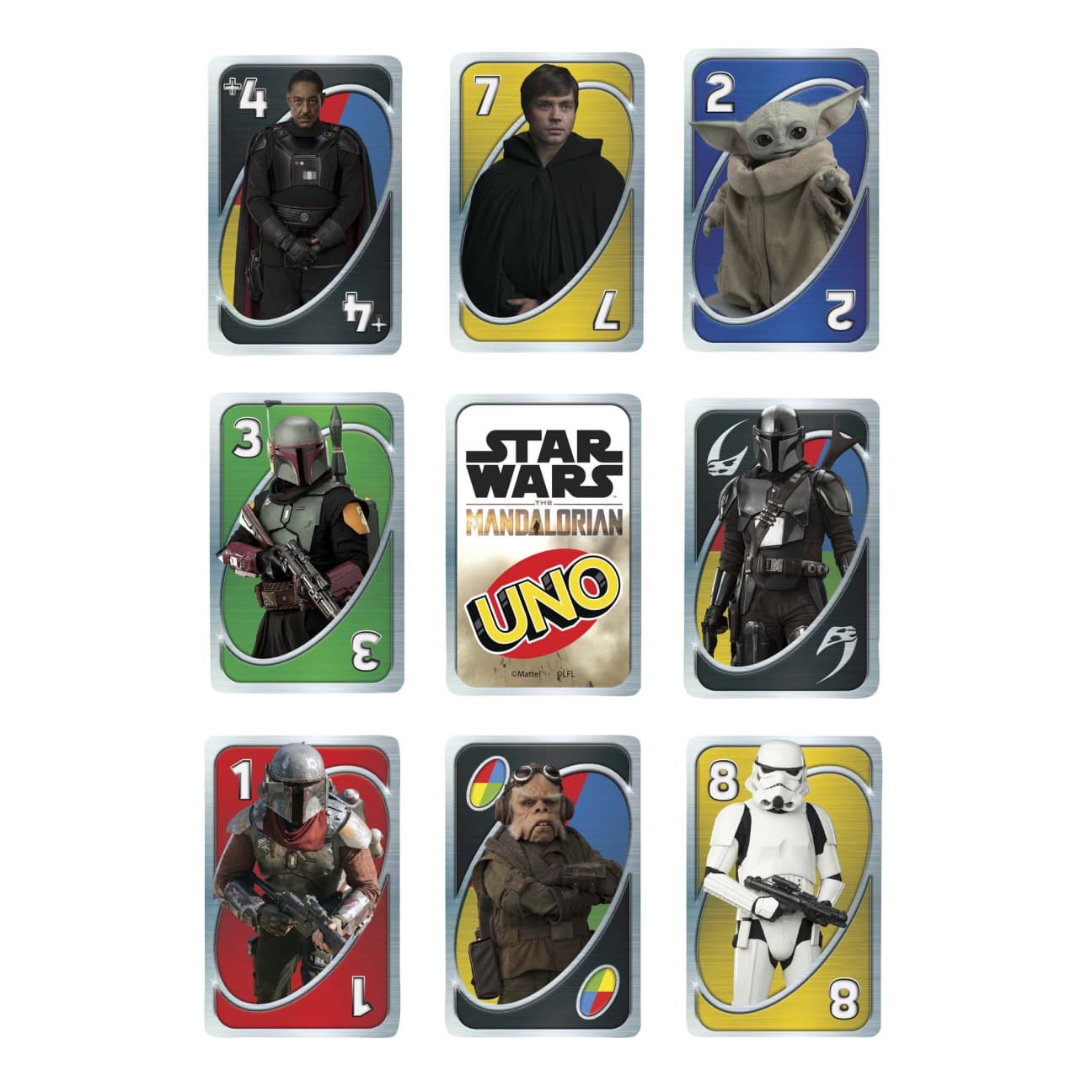 Uno Star Wars The Mandalorian Mattel Games