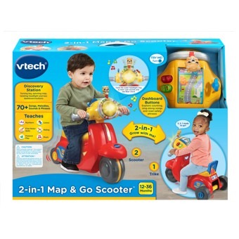 VTech 2 IN 1 MAP N GO SCOOTER