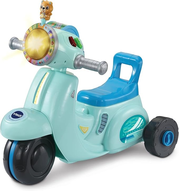 VTech 2 In 1 Ride N Balance Scooter Blue