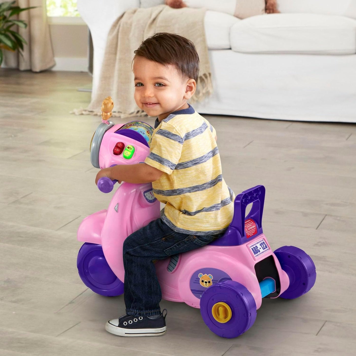 VTech 2 In 1 Ride N Balance Scooter Pink