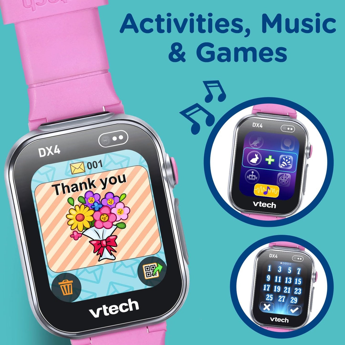 VTech KidiZoom Smartwatch DX4 Pink