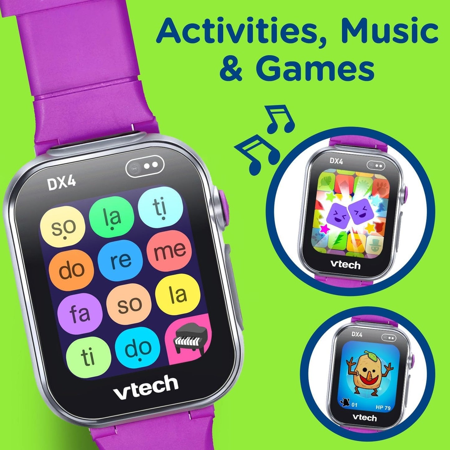 VTech KidiZoom Smartwatch DX4 Purple