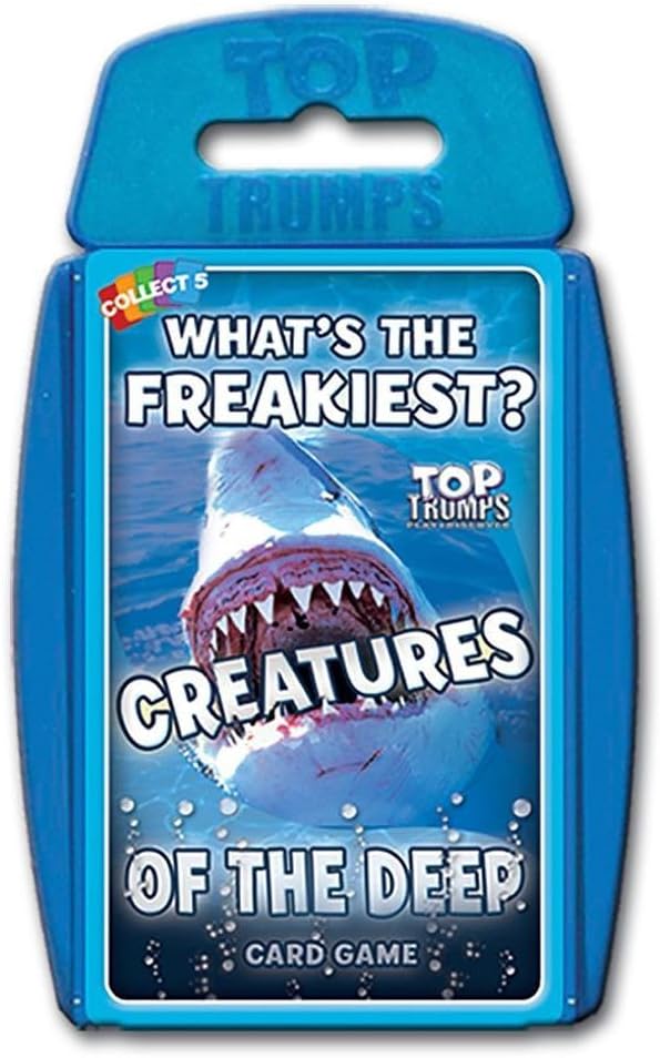 Top Trumps Creatures of The Deep Card Game