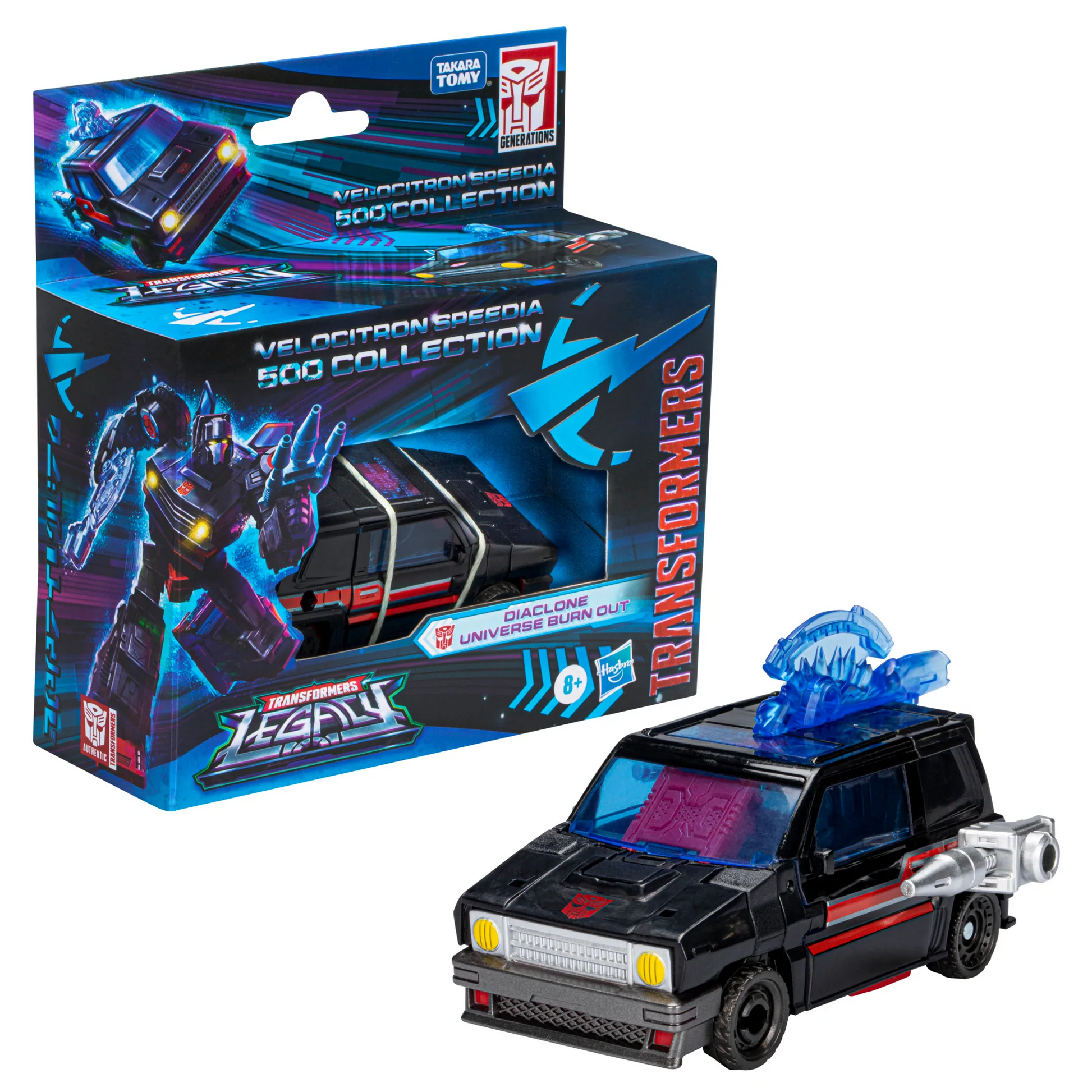 Transformers Legacy Velocitron Speedia 500 Collection Deluxe Diaclone Universe Burn Out