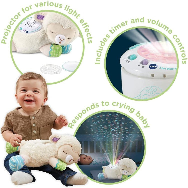 VTech 3 IN 1 Starry Skies Sheep Soother