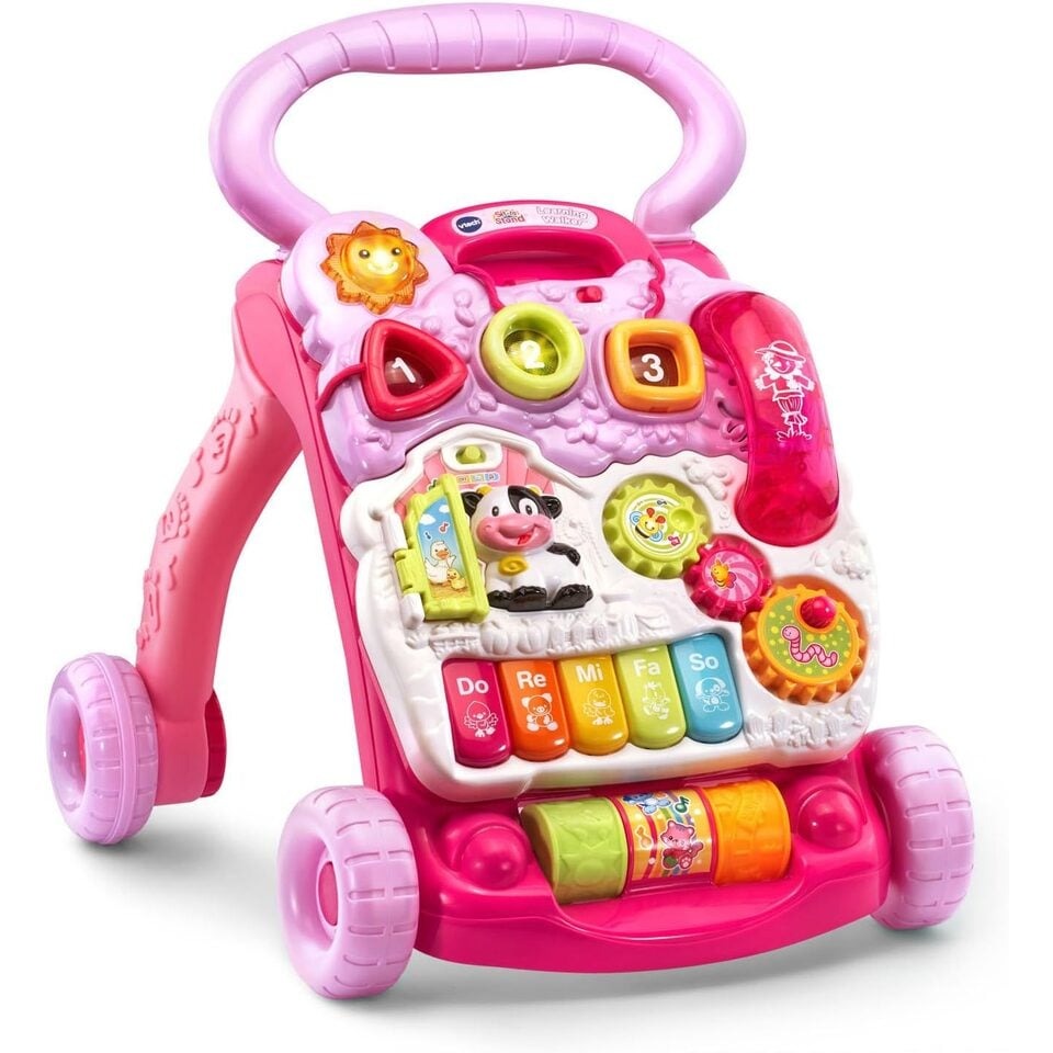 VTech 座って立ち上がる学習用歩行器 - ラベンダー (フラストレーションフリーパッケージ) 