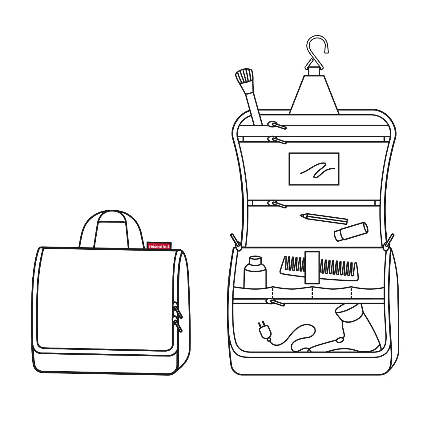 toiletbag XL leo macchiato