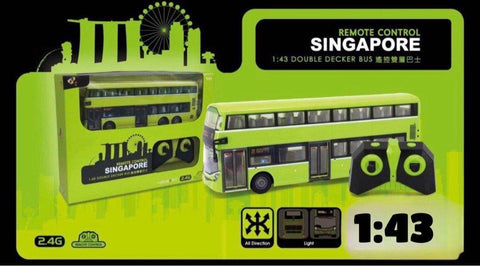 Singapore Bus (Green) RC Car - Scale: 1:43