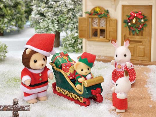 Sylvanian Families Mr. Lions Winter Sleigh - Free Gift