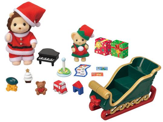 Sylvanian Families Mr. Lions Winter Sleigh - Free Gift