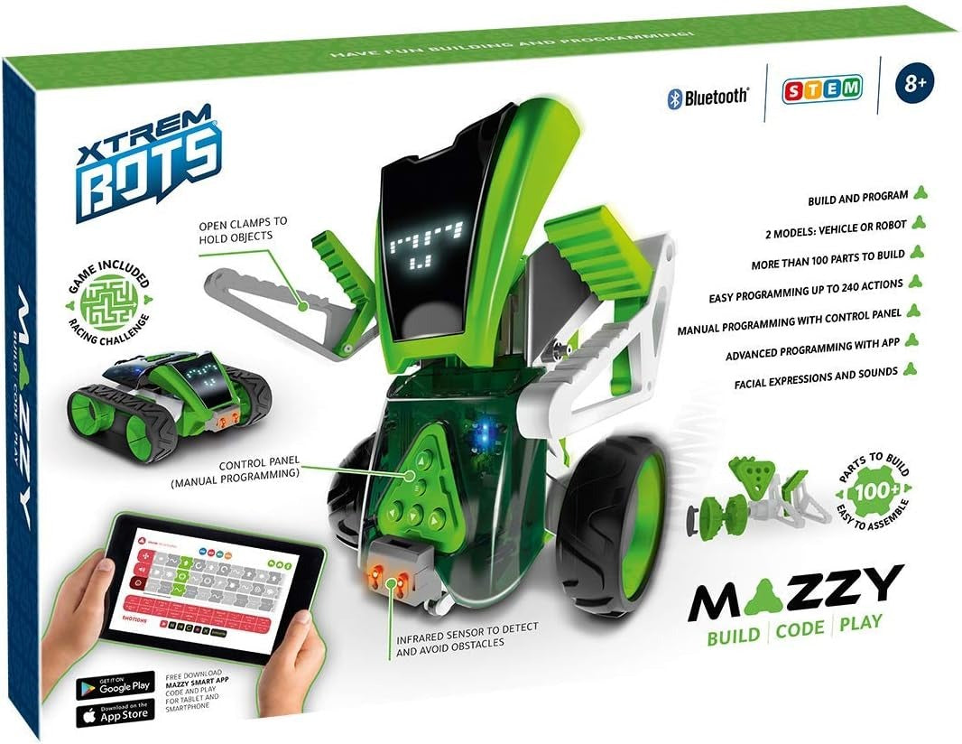 Xtrem Bots – MAZZY Buildable & Programmable Robot Kit