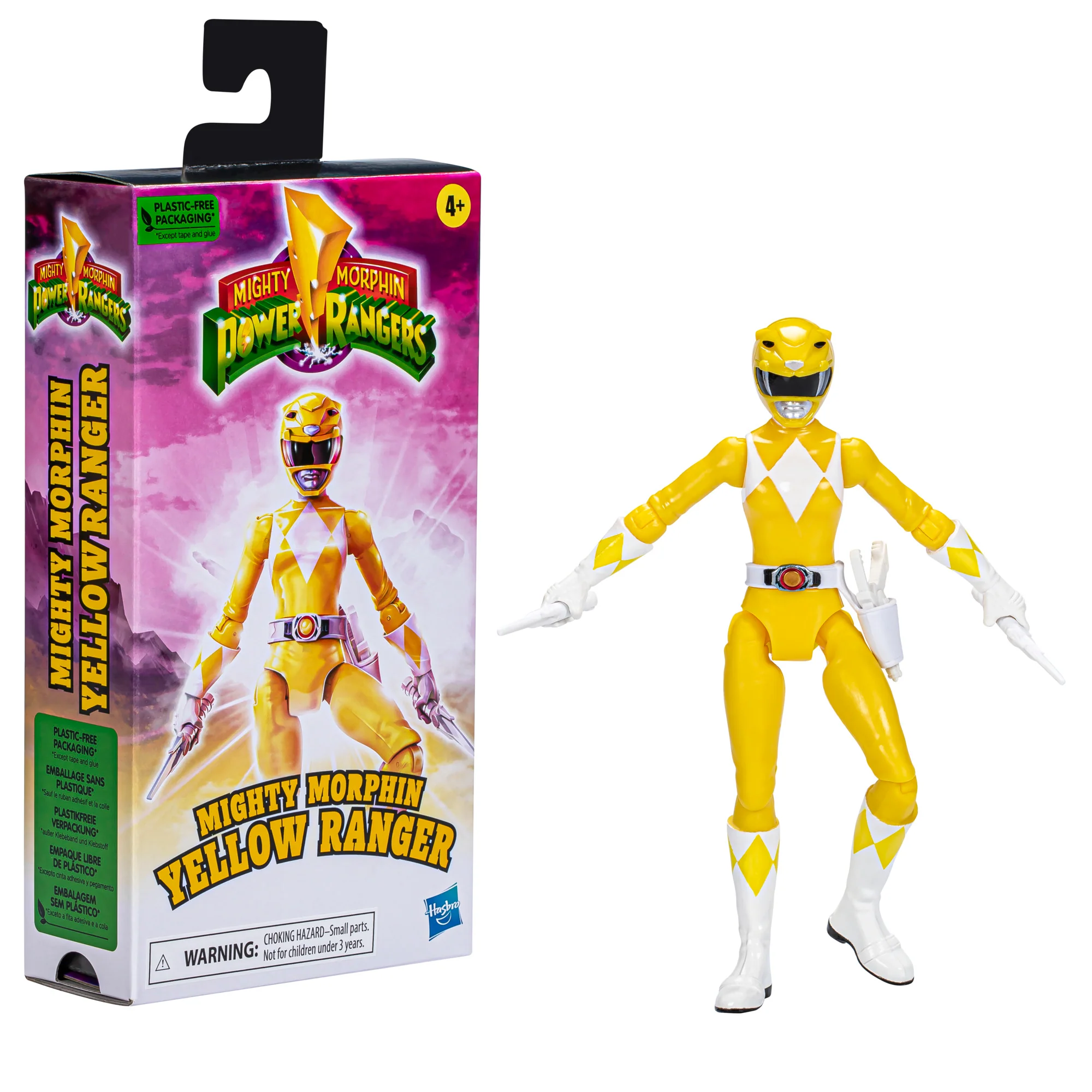 Power Rangers Mighty Morphin 30th Anniversary Yellow Ranger Action