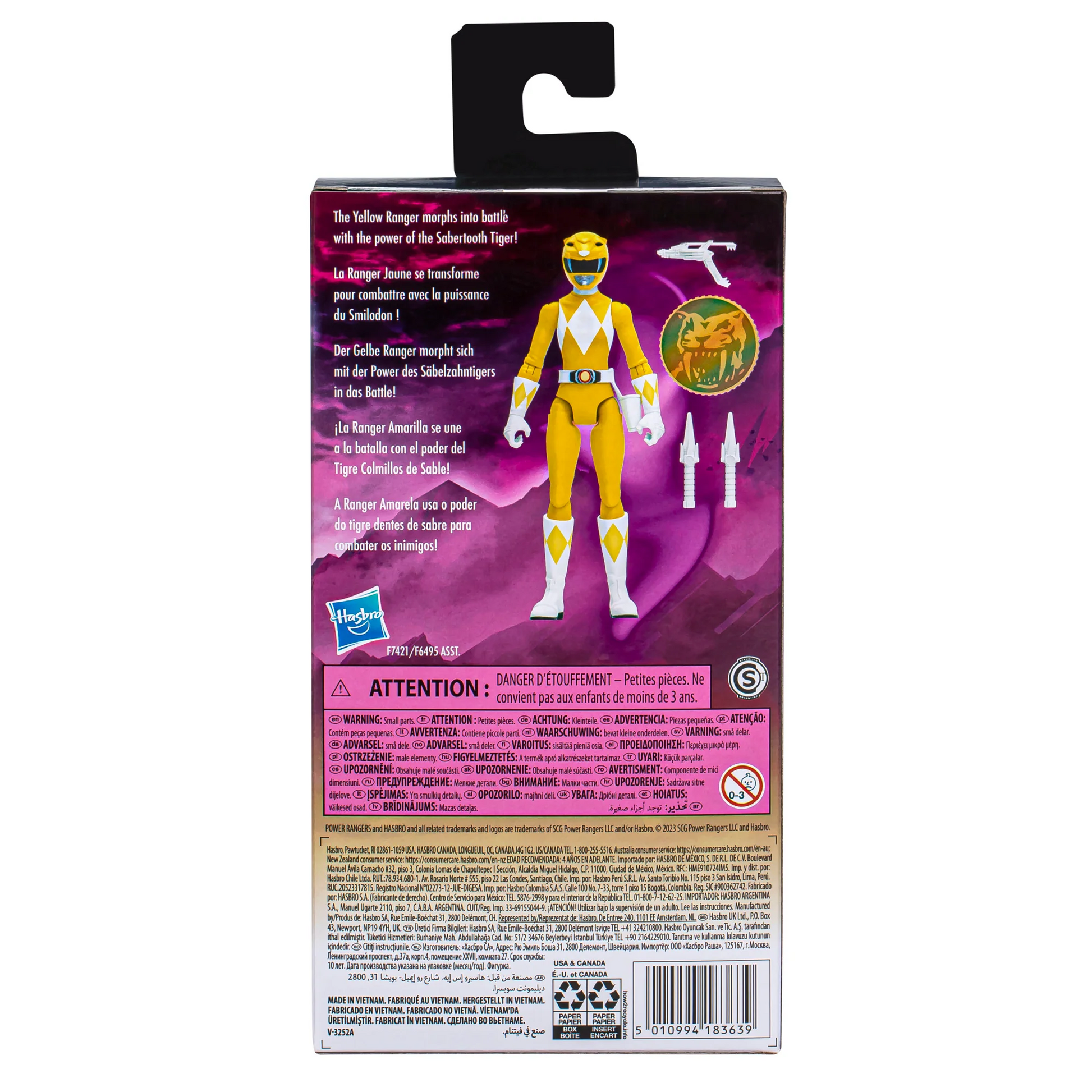 Power Rangers Mighty Morphin 30Th Anniversary Yellow Ranger Action Figure