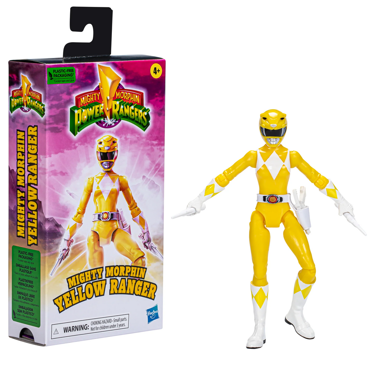 Power Rangers Mighty Morphin 30th Anniversary Yellow Ranger Action Fig ...