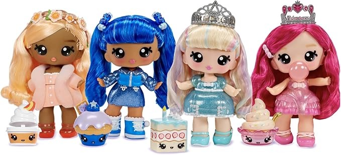 Yummiland Large Doll with Lipgloss Pet - Callie Birthday Cake