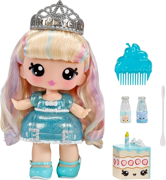 Yummiland Large Doll with Lipgloss Pet - Callie Birthday Cake