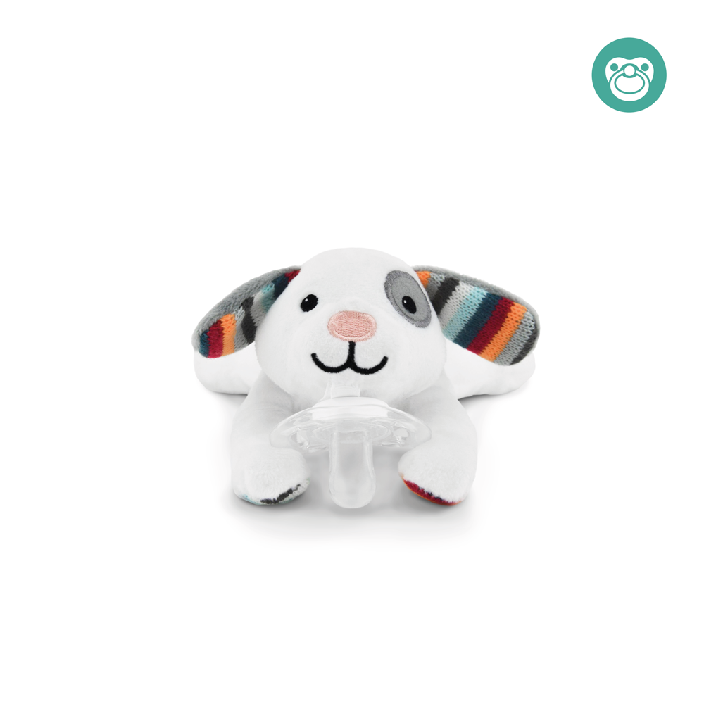 Soft Toy with Pacifier Holder - Dexy / Lizzy / Donny