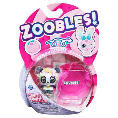 Zoobles Bam Bae Panda Transforming Collectible Figure And Happitat Accessory