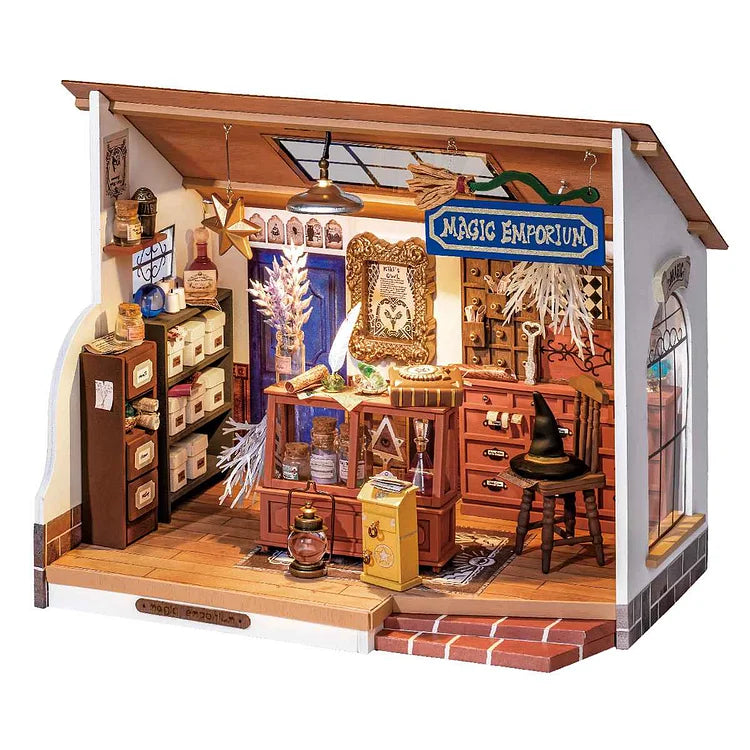 Robotime Rolife Kiki's Magic Emporium DIY Miniature House Kit DG155