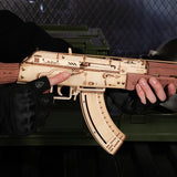 ROKR AK-47 Assault Rifle Toy Gun 3D Wooden Puzzle LQ901