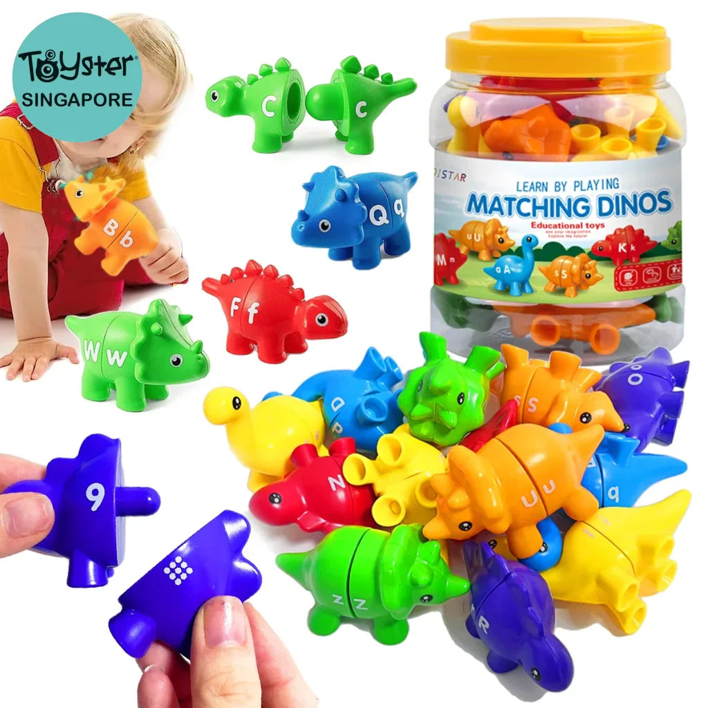 Abc Dinosaur Alphabet Match Game