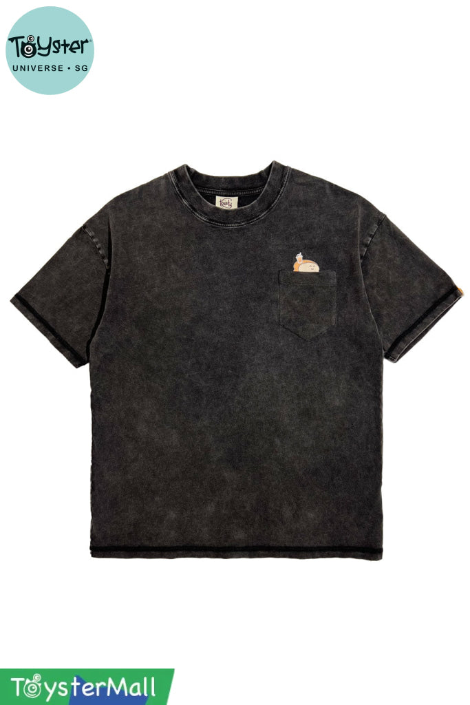 Acid Wash Pocket Tee - Black Starter Kaya / 3XS
