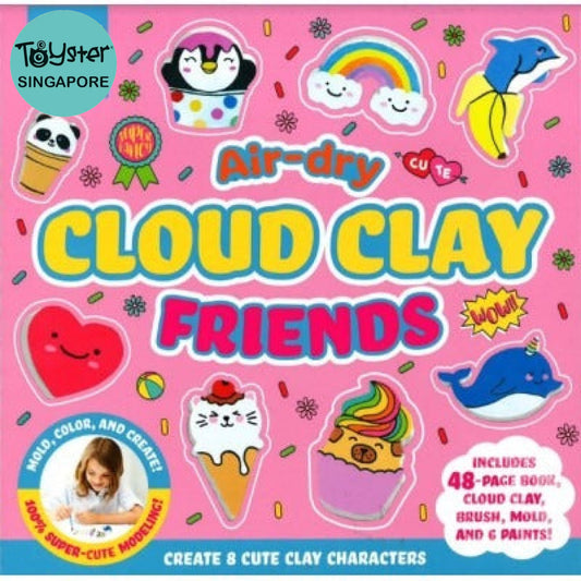 Activity Station Air-Dry Cloud Clay Friends Book + Kit Activity Station