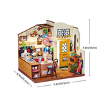 Robotime Rolife Cozy Kitchen DIY Miniature House Kit DG159