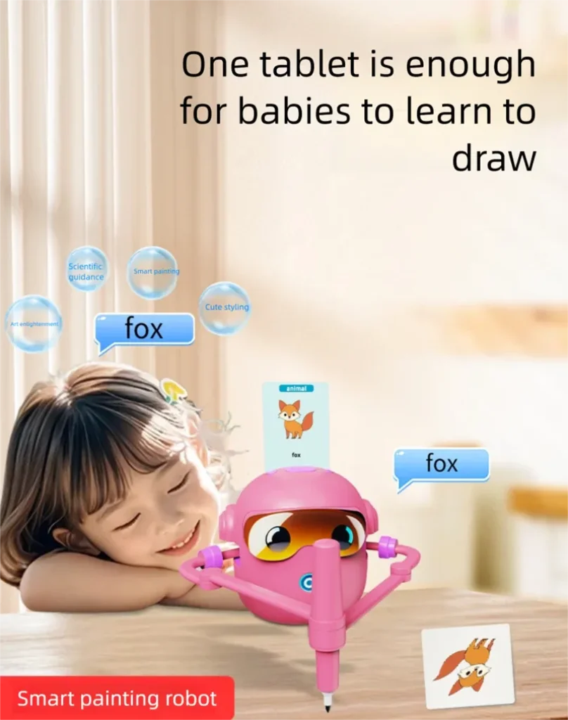 AI Flash Card Drawing Robot