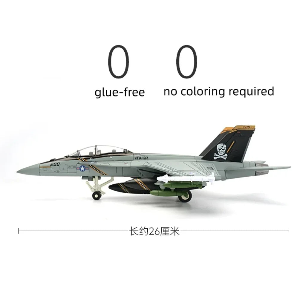 Aircraft Model Building Blocks US F-18 1:72 - NO.25-13