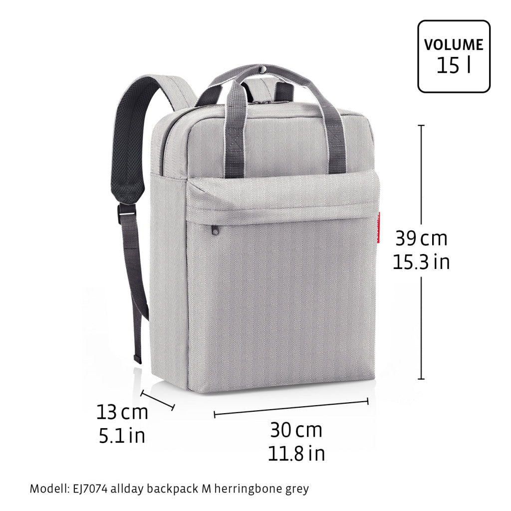 allday backpack M twist blush