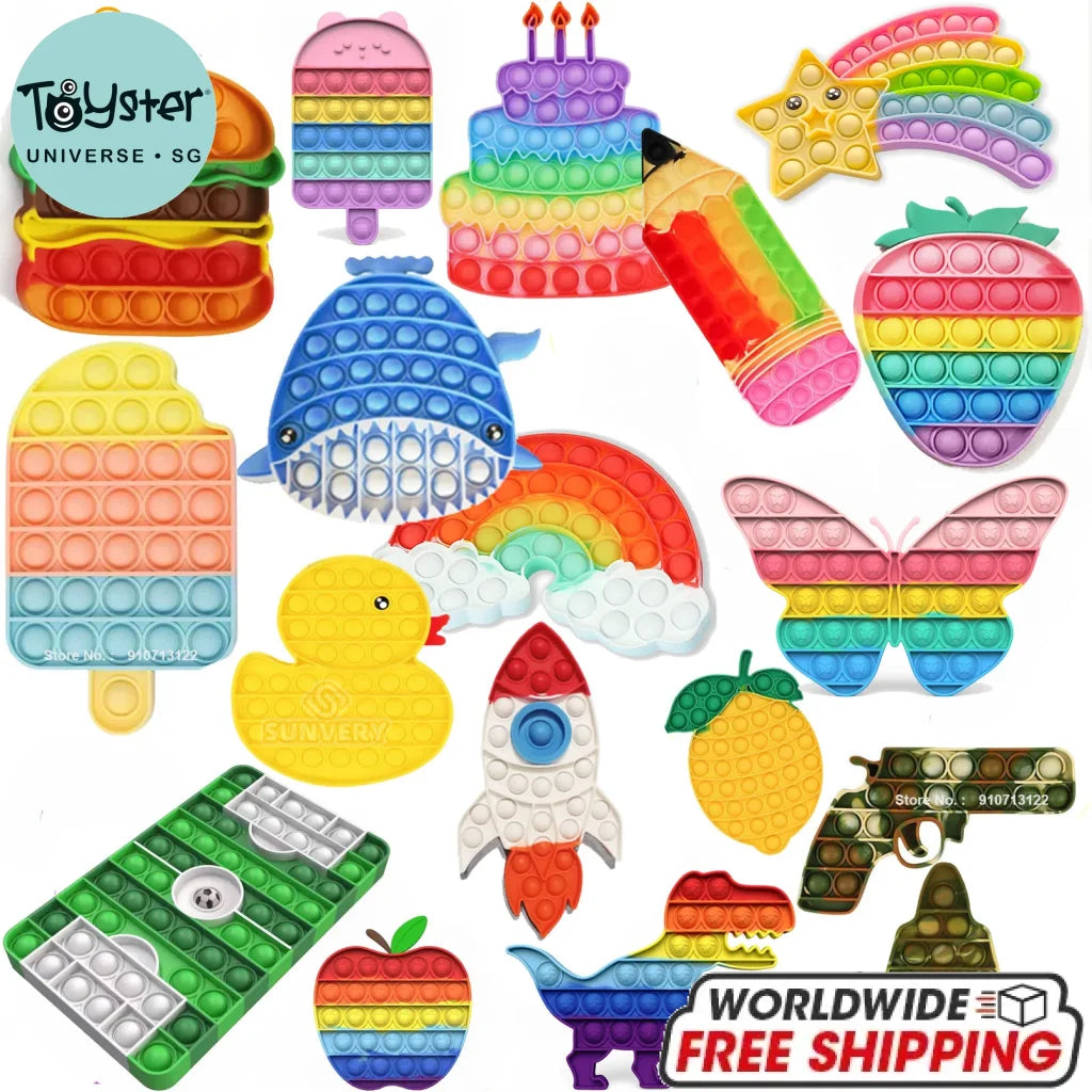 Animal Fidget Toys Push Bubble