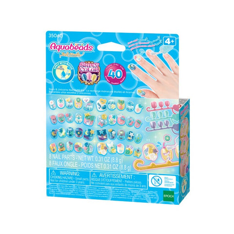 Aquabeads Starts N Unicorns Nail Refill Kit 35060