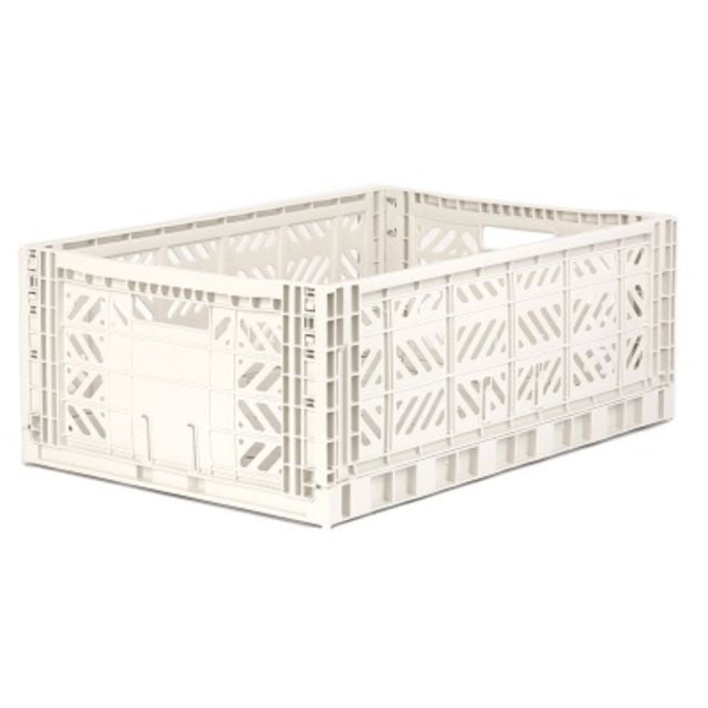 Aykasa Folding Maxibox Colour Crate - Coconut Milk - Storage
