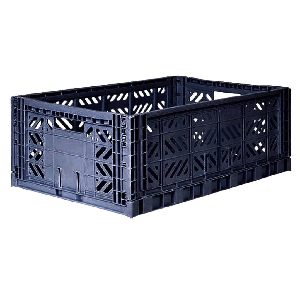 Aykasa Folding Maxibox Colour Crate - Navy - Storage