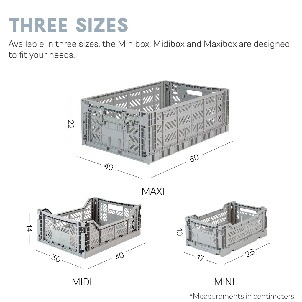 Aykasa Folding Maxibox Colour Crate - Storage