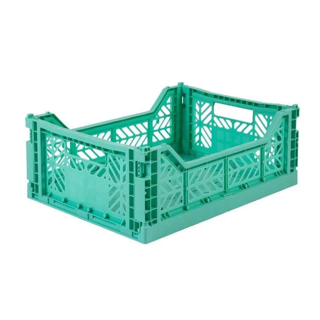 Aykasa Folding Midibox Colour Crate - Mint - Storage