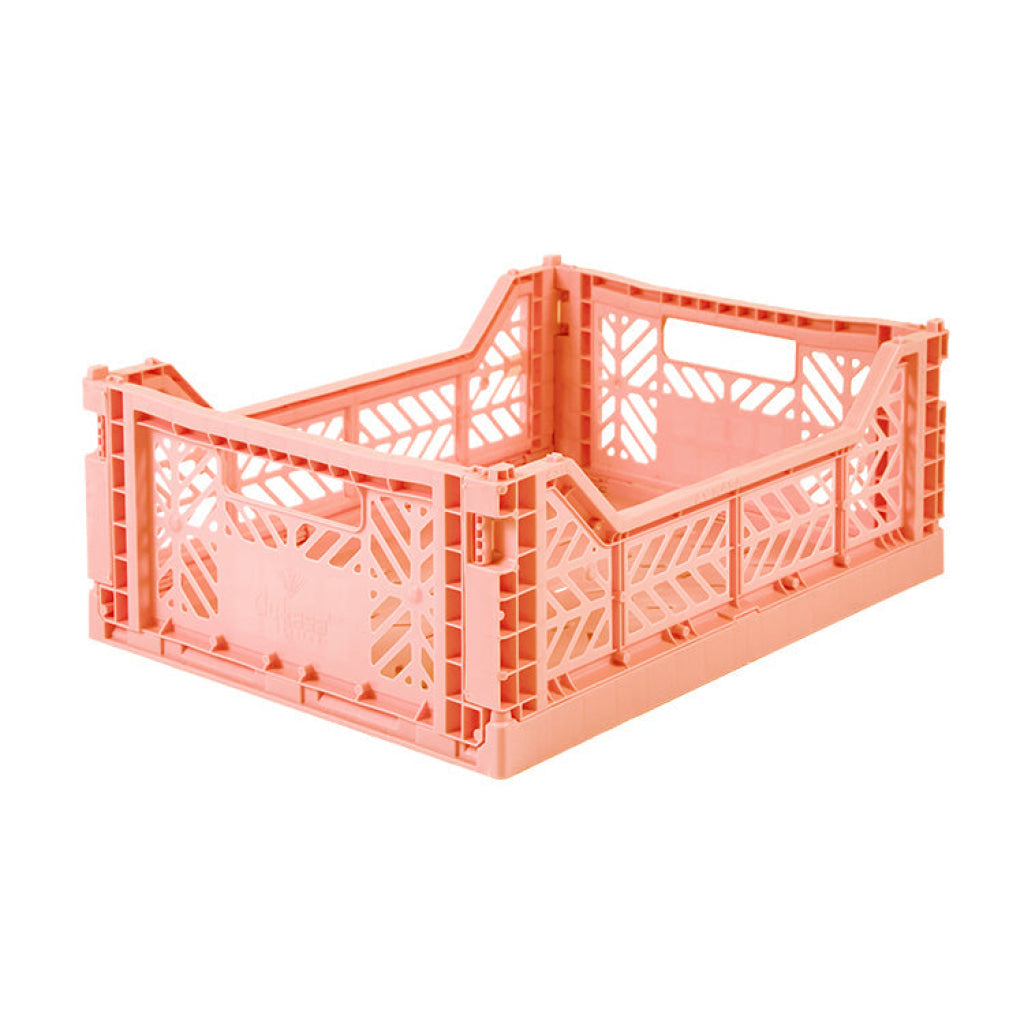 Aykasa Folding Midibox Colour Crate - Salmon - Storage