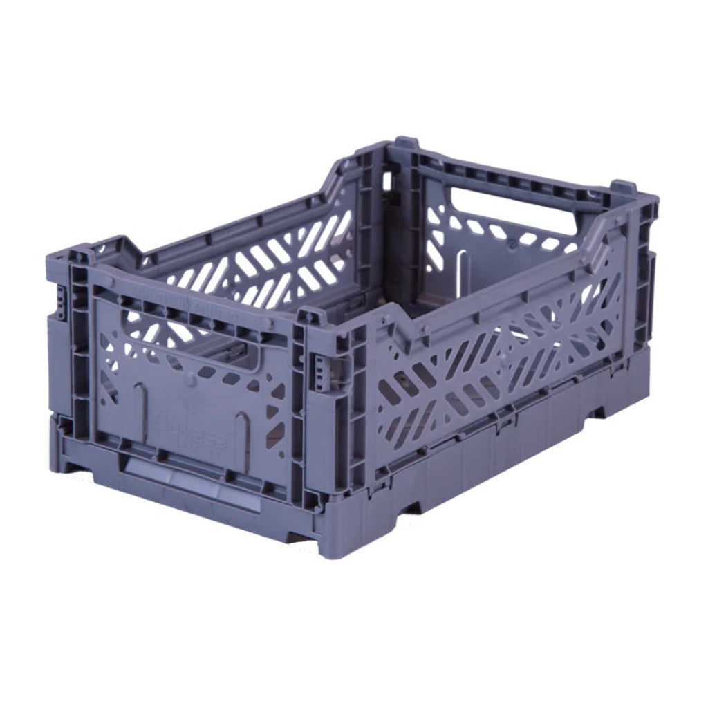 Aykasa Folding Minibox Colour Crate - Cobalt Blue - Storage