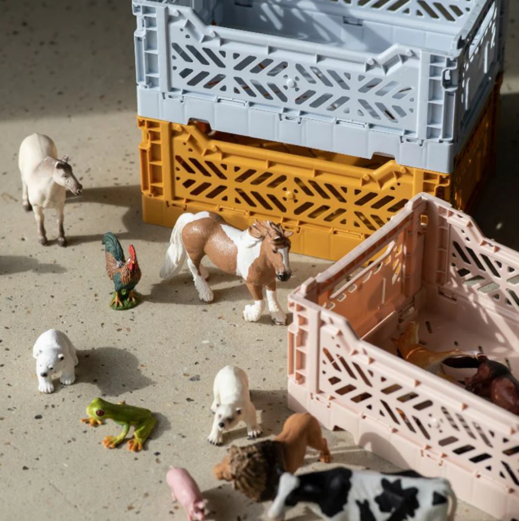 Aykasa Folding Minibox Colour Crate - Storage