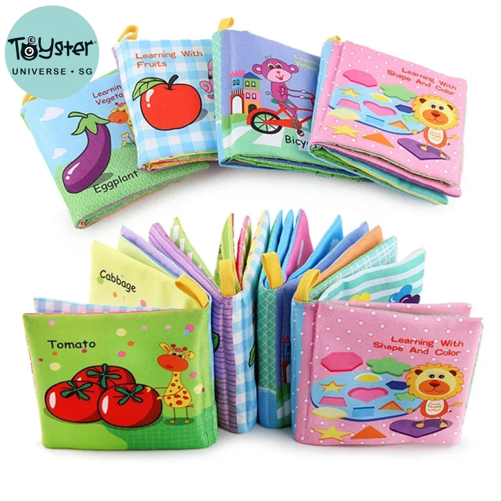 Baby Cloth Book Fruits Animals