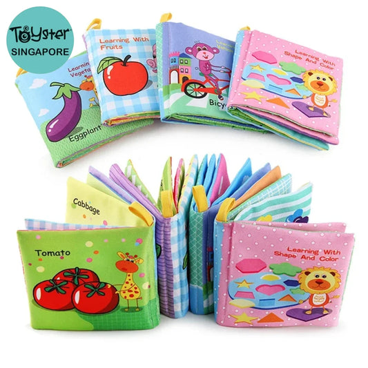 Baby Cloth Book Fruits Animals