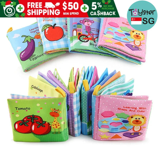 Baby Cloth Book Fruits Animals