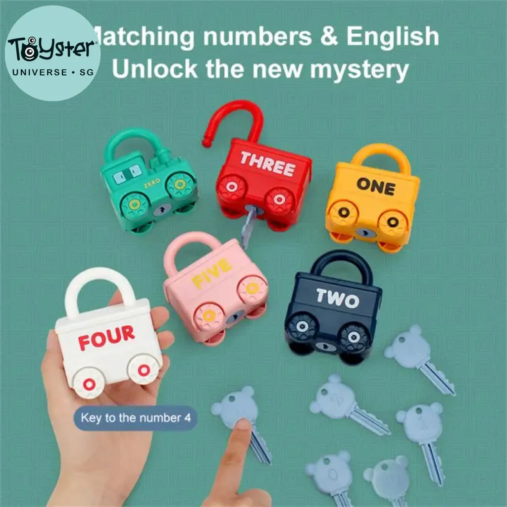 Baby Learning Lock With Key Car