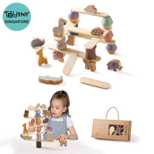 Baby Wooden Animal Stacking Toys