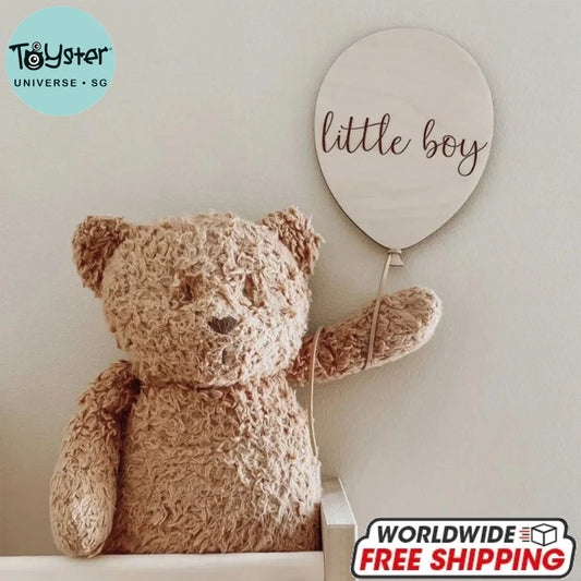 Baby Wooden Balloon Milestone Newborn