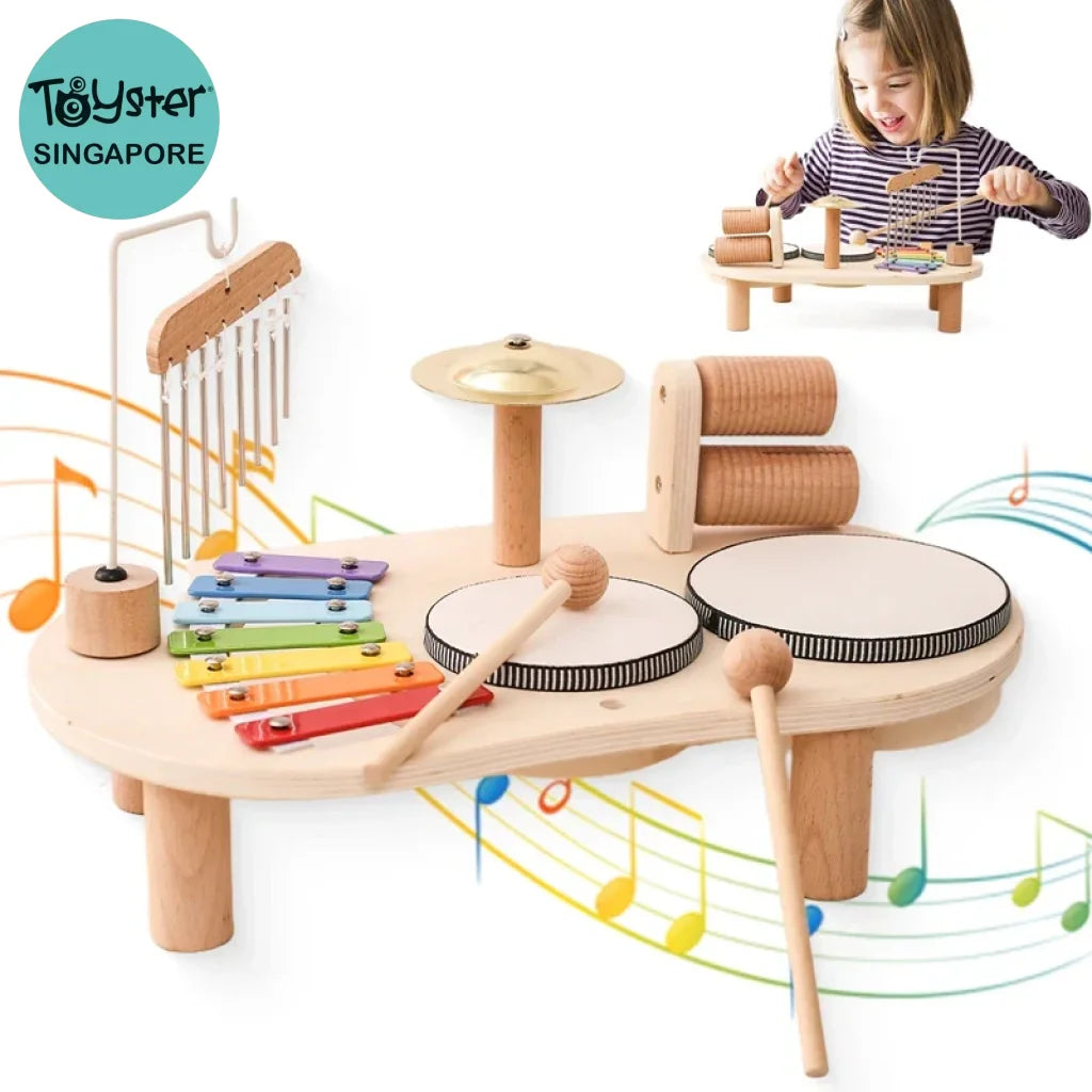 Baby Wooden Montessori Toys Bandstand