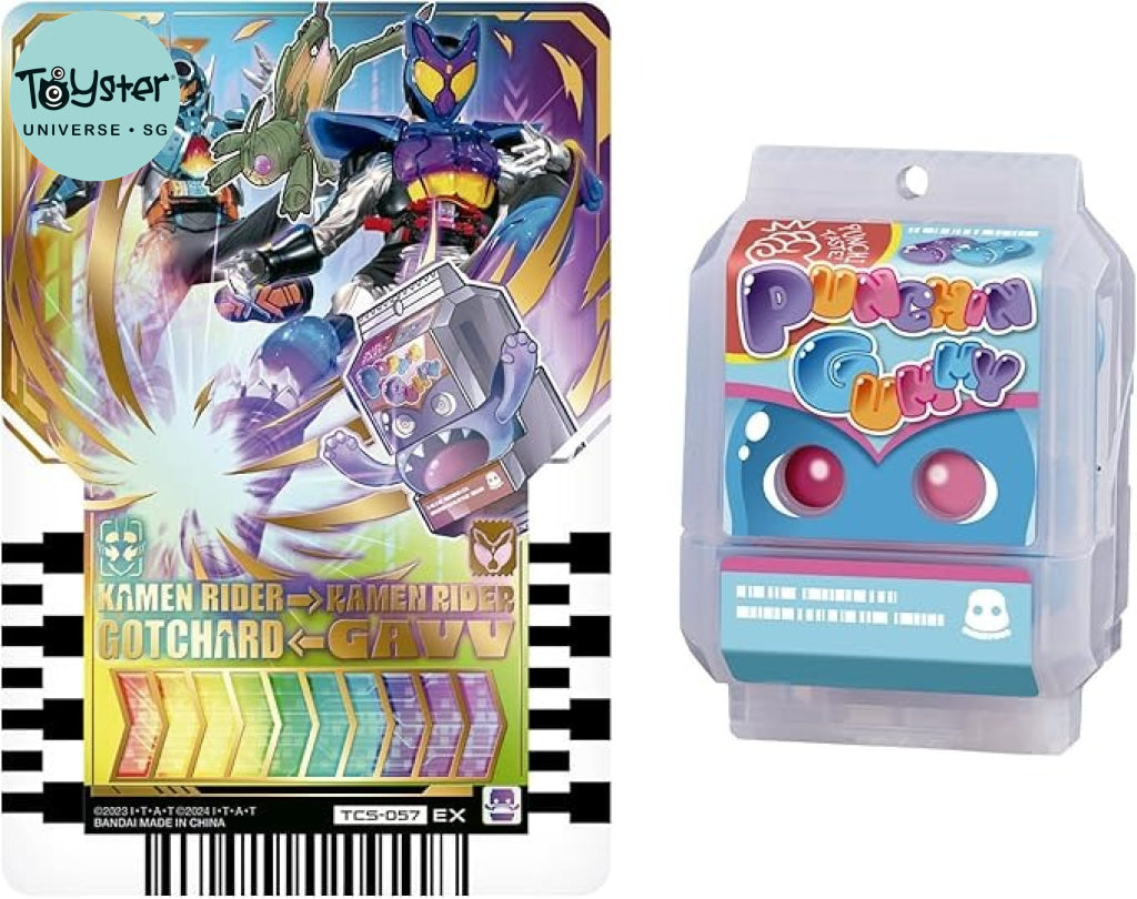 Bandai Kamen Rider: Dx Punching Migochizou & Ride Chemee Trading Card - Double Rider Kick Ver.