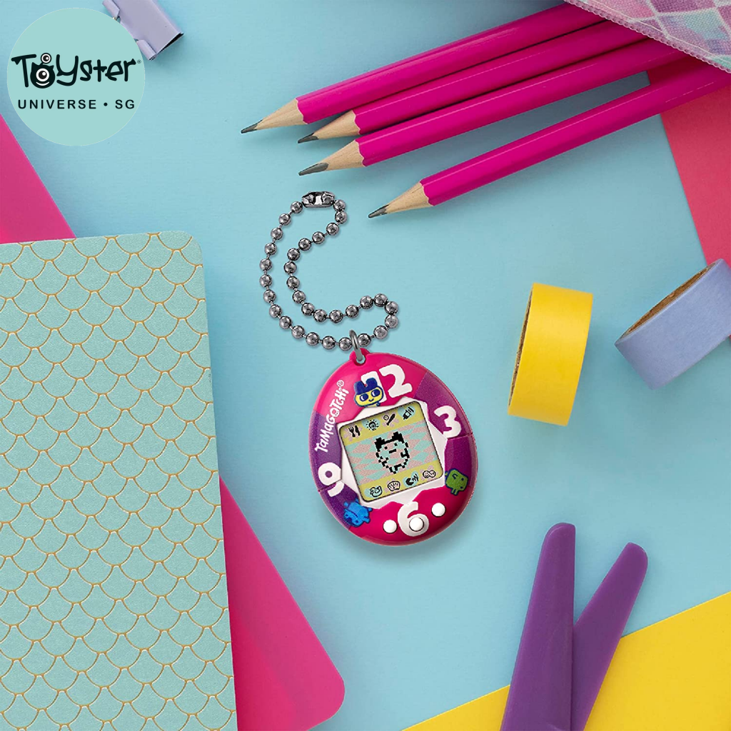 Bandai Original Tamagotchi - Original Purple-Pink Clock - TOYSTER ...