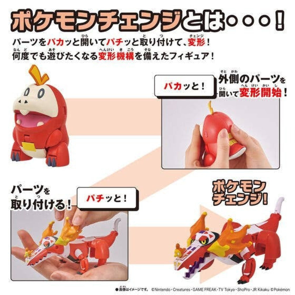 Bandai Pokemon Change Fuecoco/Skeledirge - Pokémon